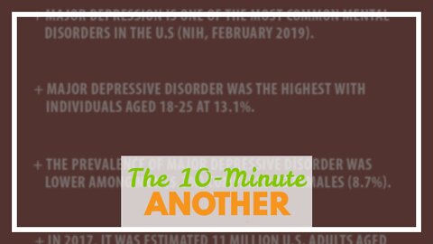 The 10-Minute Rule for Global Prevalence of Depressive and Anxiety Symptoms in