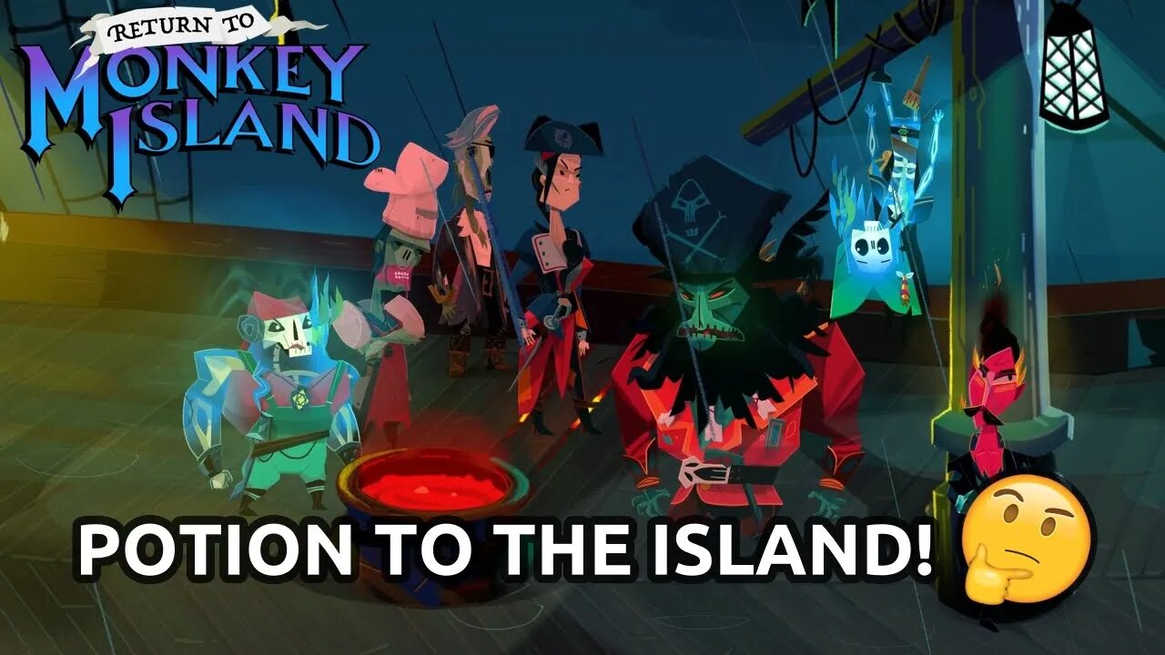 RETURN TO MONKEY ISLAND Playthrough Part 5 - Gameplay (FULL GAME) PC GAME PASS