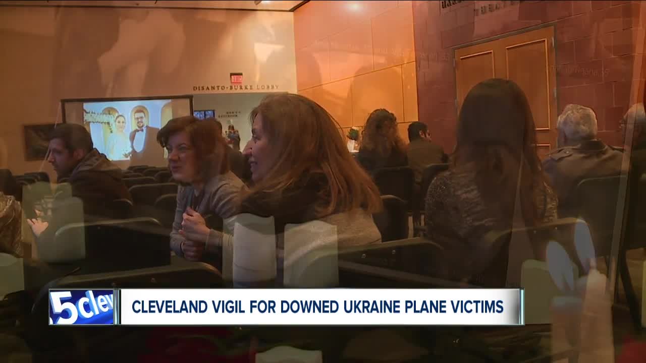 Cleveland vigil for downed Ukraine plane victims