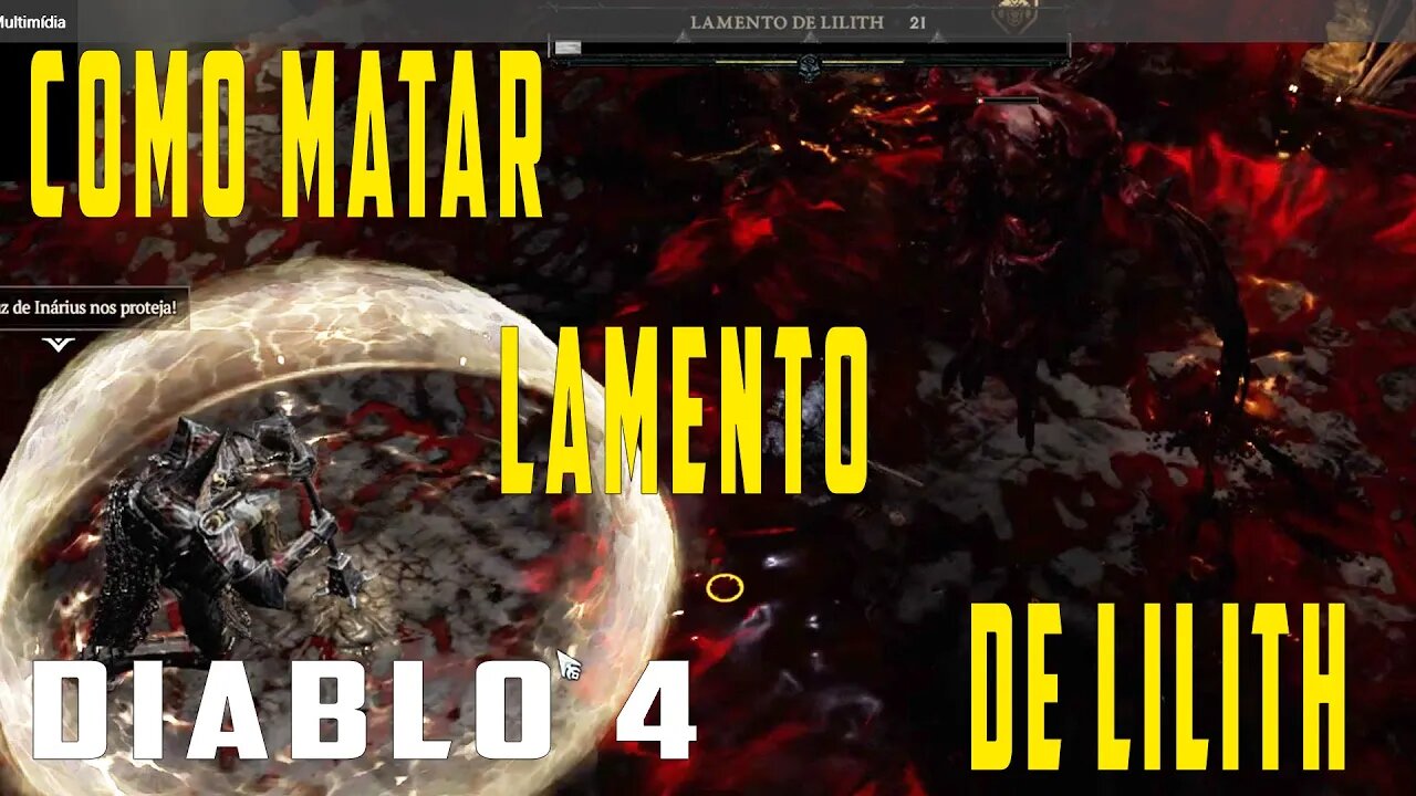 Lamento de Lilith diablo 4 como matar com barbaro