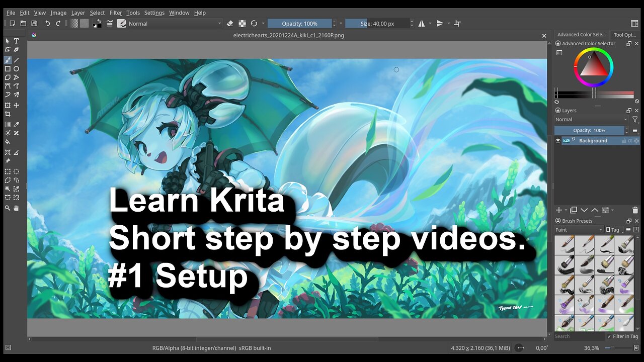 Krita #1 Setup for Painting