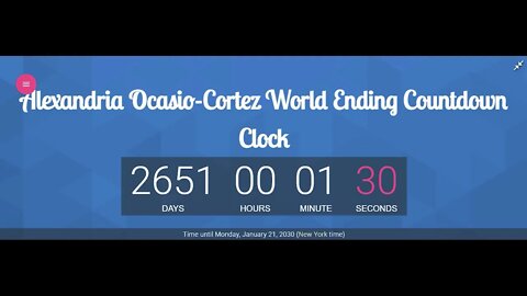 2651 Days Left For The Planet