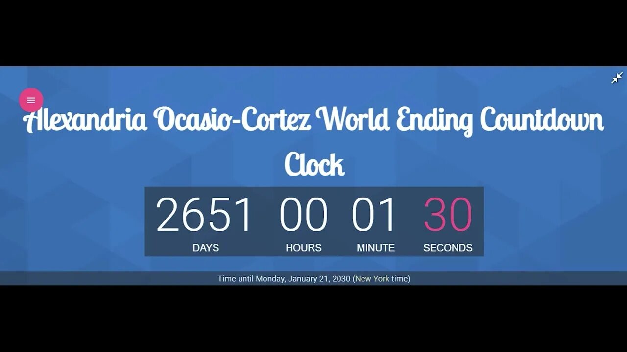 2651 Days Left For The Planet
