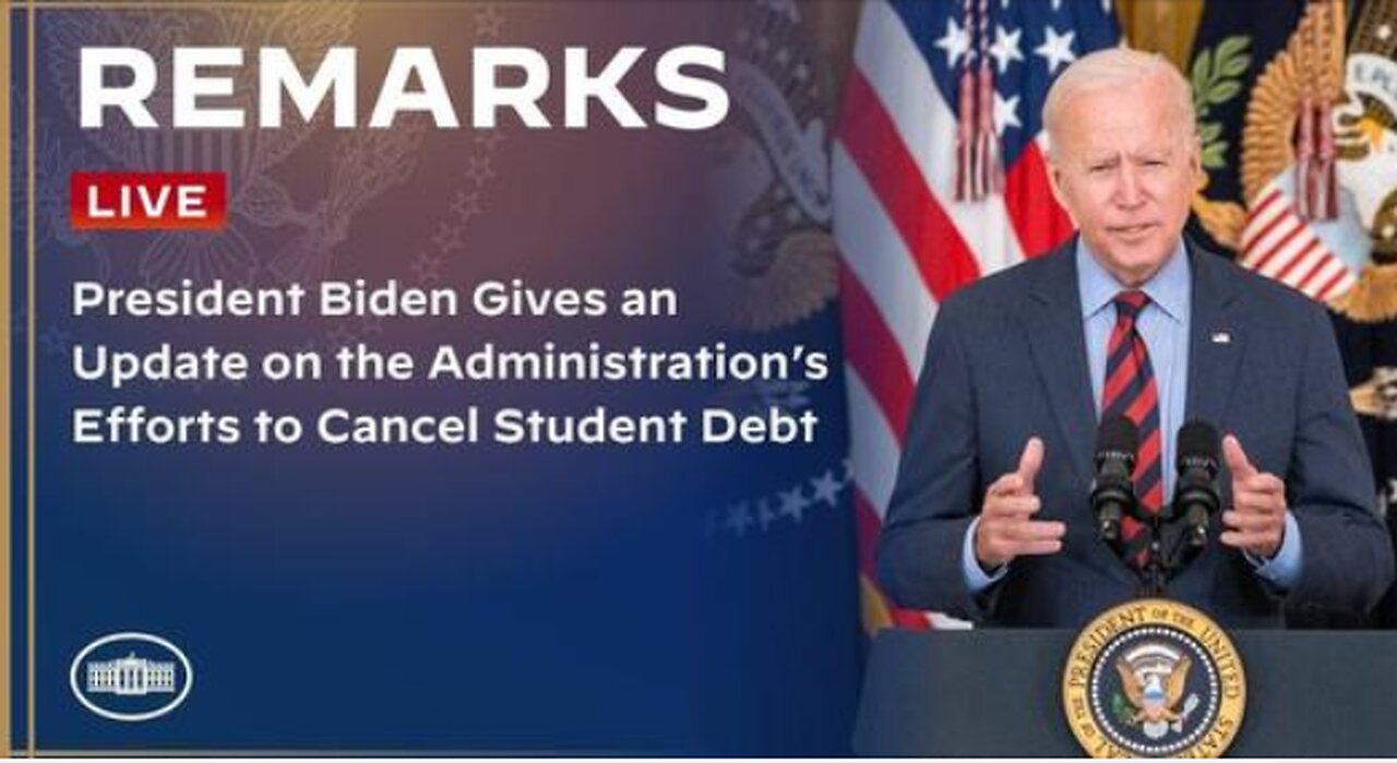 President Biden Gives an Update on the Administration’s Efforts to Cancel Student Debt