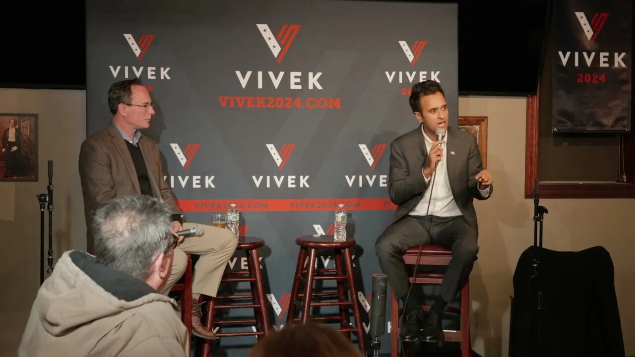 Vivek Ramaswamy Outlines his Presidential Vision with Drew Cline of the Josiah Bartlett Center in NH