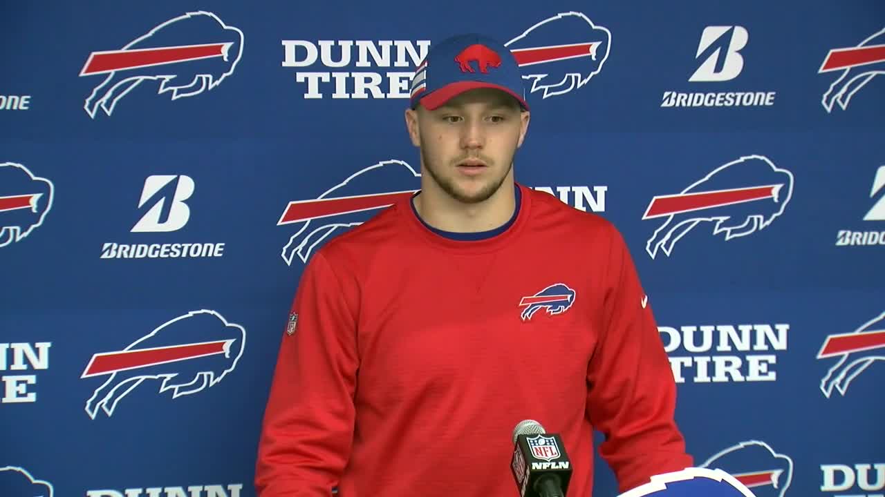 Bills QB Josh Allen discusses upcoming Thanksgiving matchup against the Dallas Cowboys