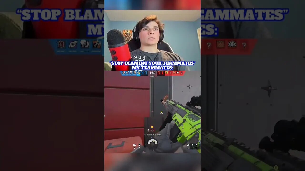 The Worst Flores Player Ever…🤦🏻♂️😭 | #shorts #rainbowsixsiege #gaming #reaction
