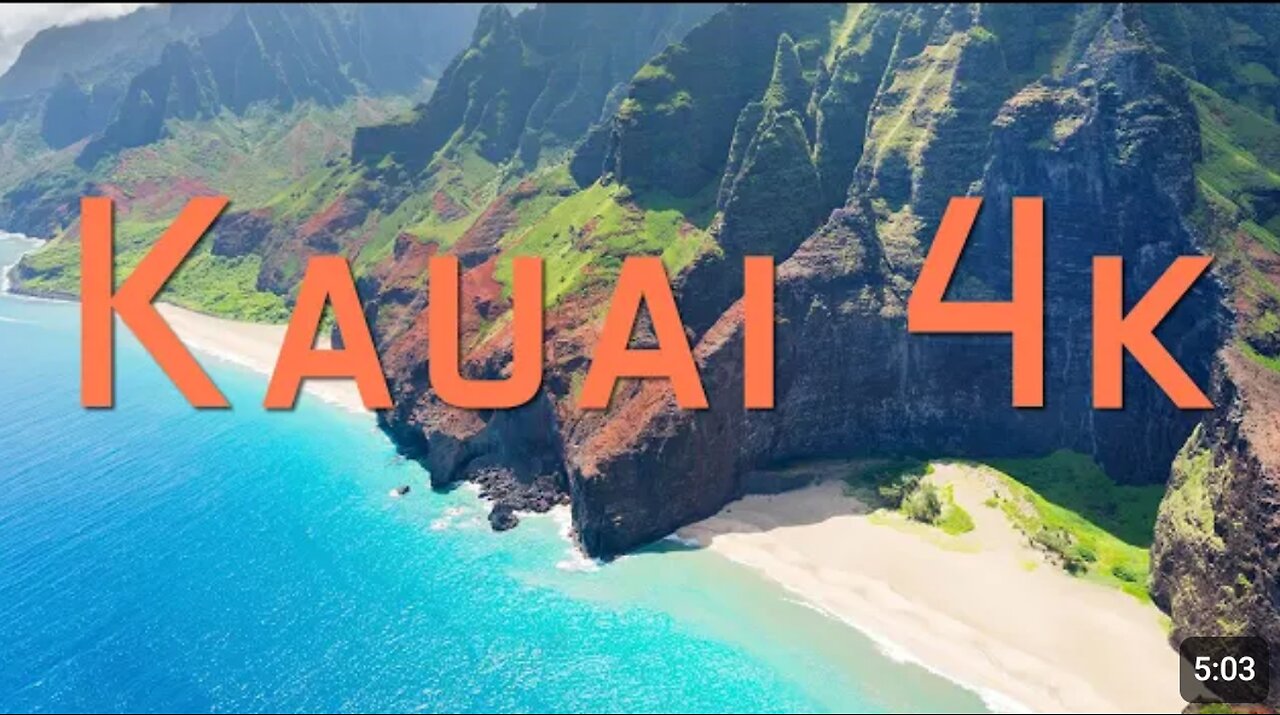 Kauai Hawaii 4K- The Garden Island