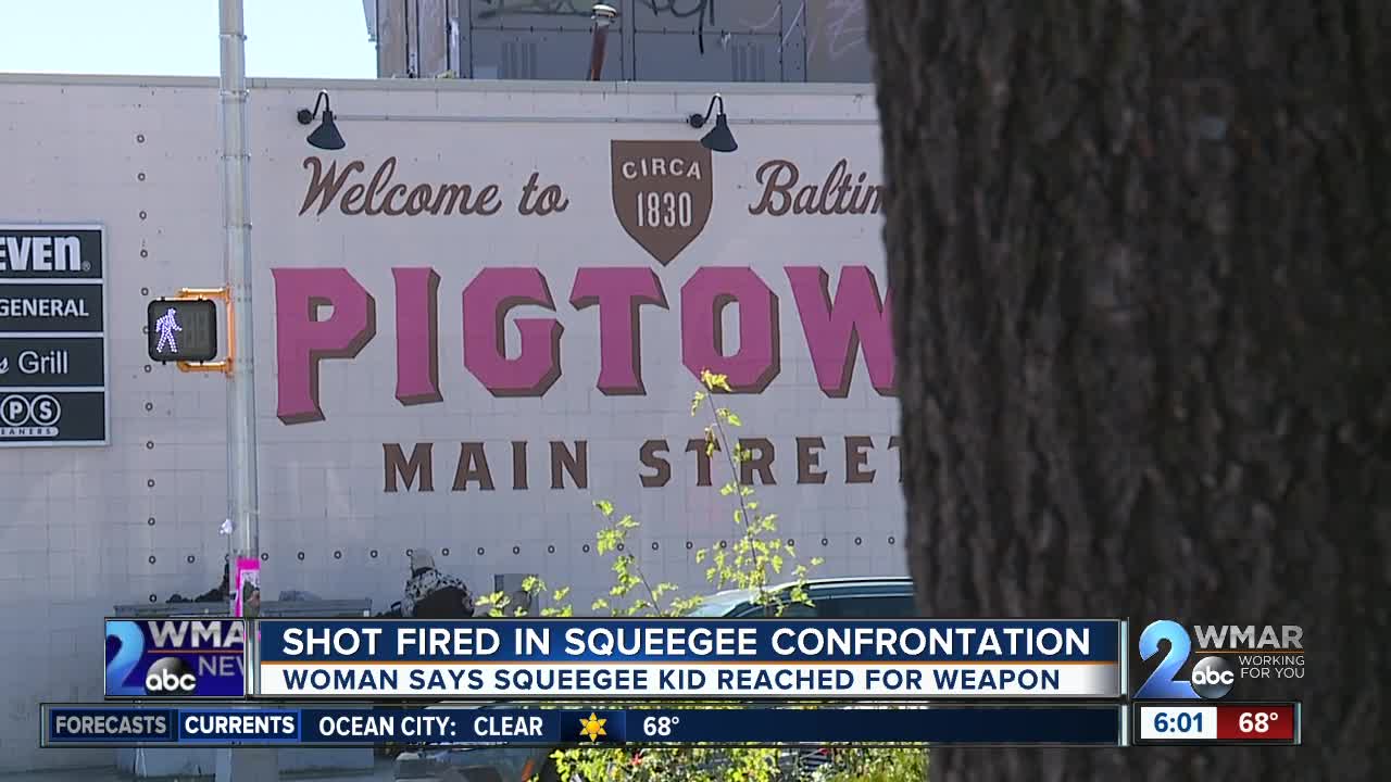 Woman's struggle with squeegee kids ends with gunfire in South Baltimore