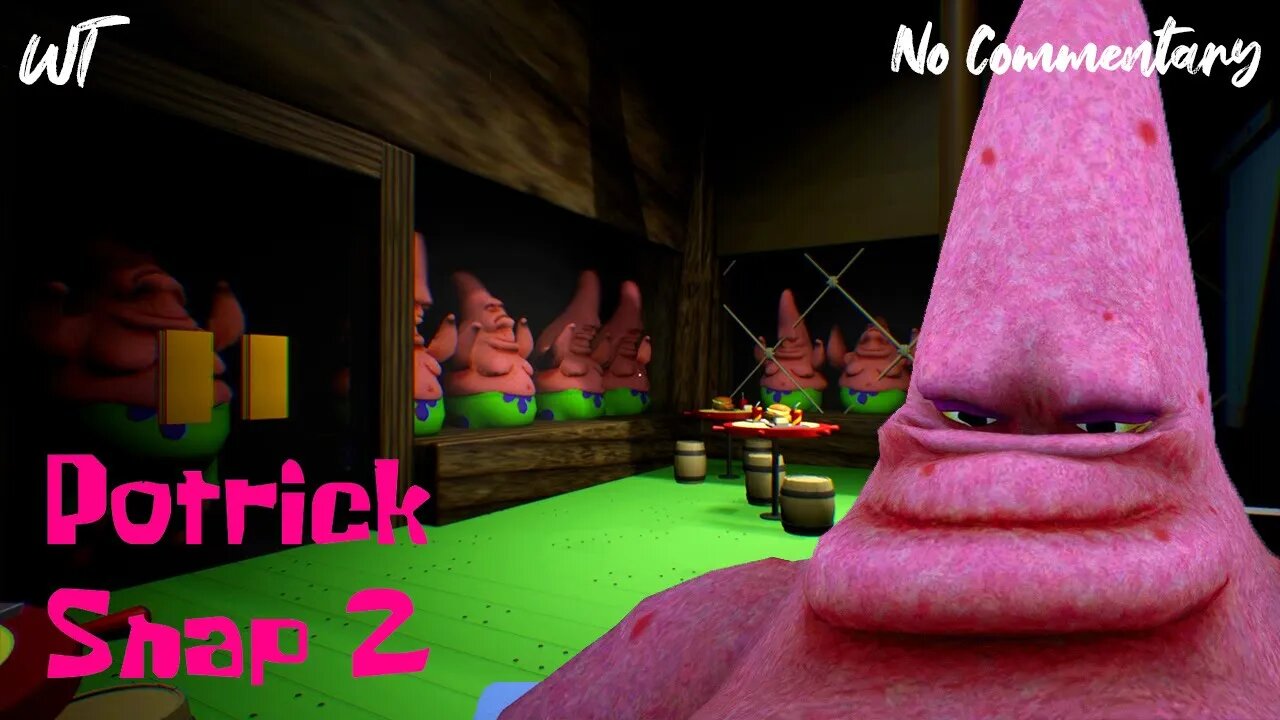 Potrick Snap 2 - Patrick Is Back To Terrorize Bikini Bottom - Full Game All Endings (No Commentary)