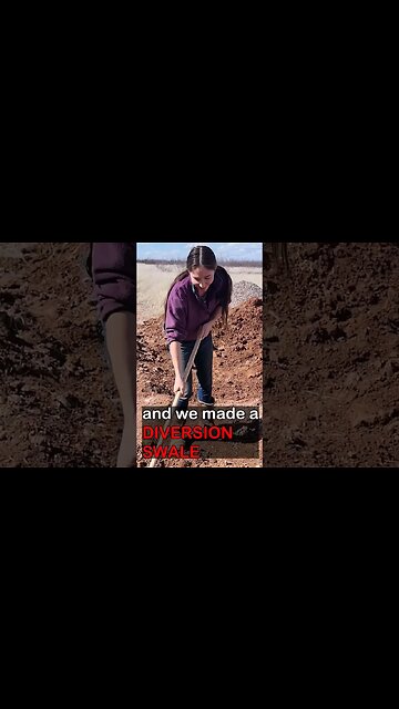 Our Rainwater Harvesting Diversion Swale Has Already Protected Our Root Cellar