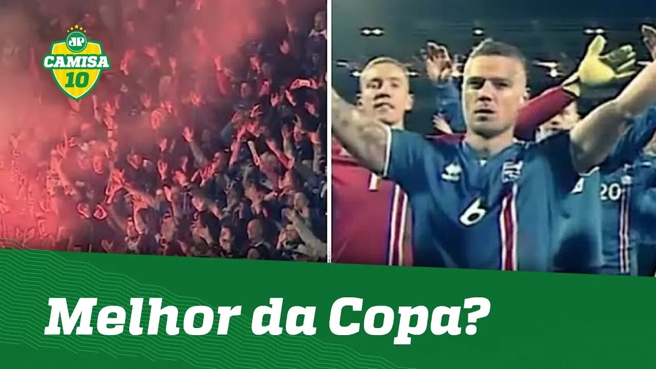 OLHA como a torcida da ISLÂNDIA dá SHOW!