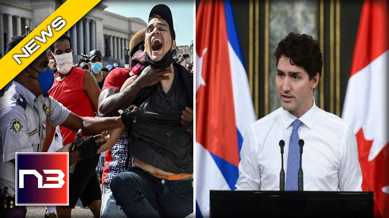 Canada’s Justin Trudeau ECHOES Biden on Cuba - REFUSES to Condemn Communism