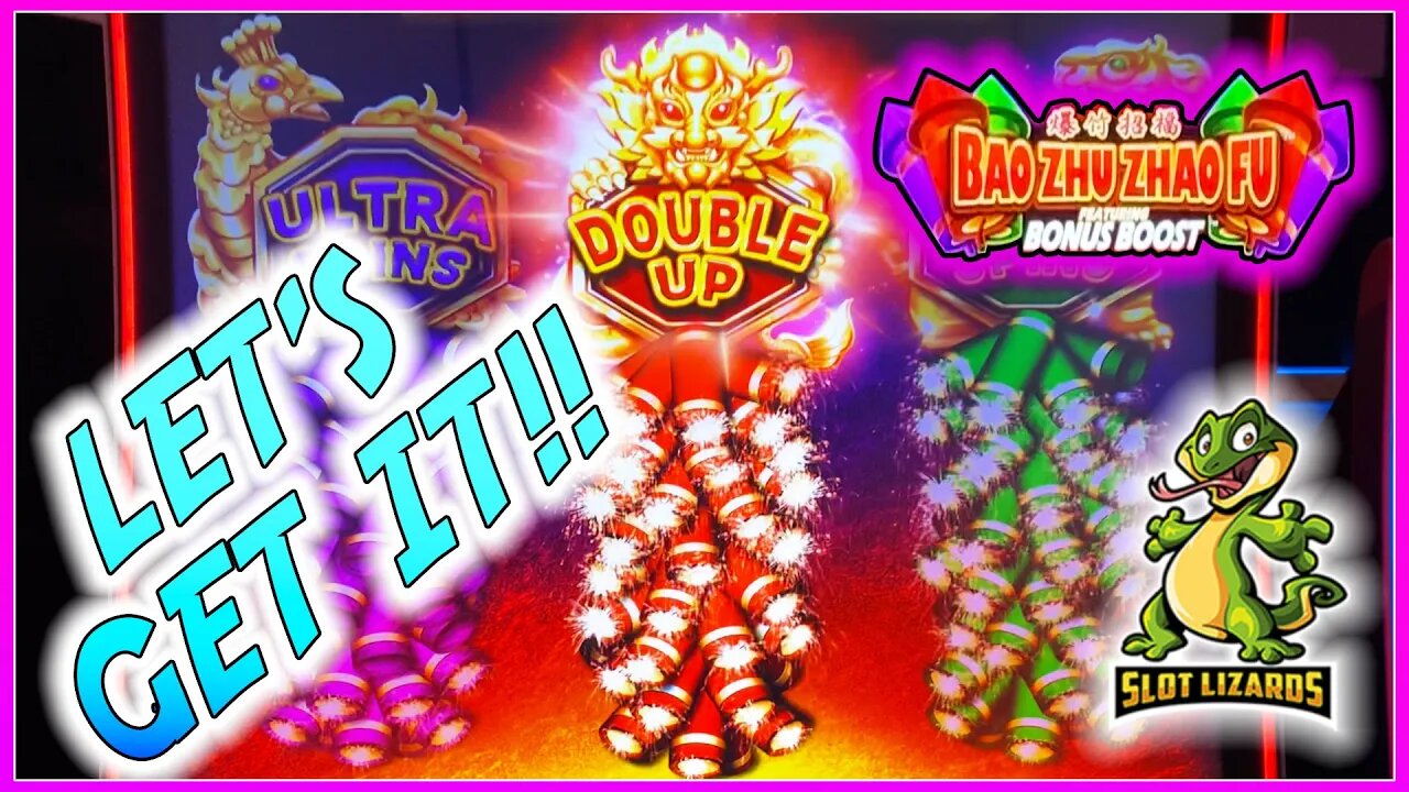 10 CENT DENOM DOUBLE UP, ULTRA SPIN FEATURES!!! Bao Zhu Zhao Fu Slot FIREWORK BONANZA!