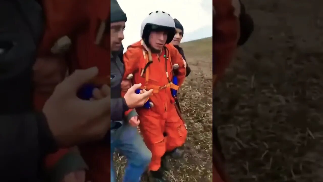 Russian Pilot Shot Down and Taken into custody by the Ukrainians (archived ) like and follow ✅