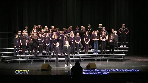 Leonard 5th Grade Glow Show 11/28/22