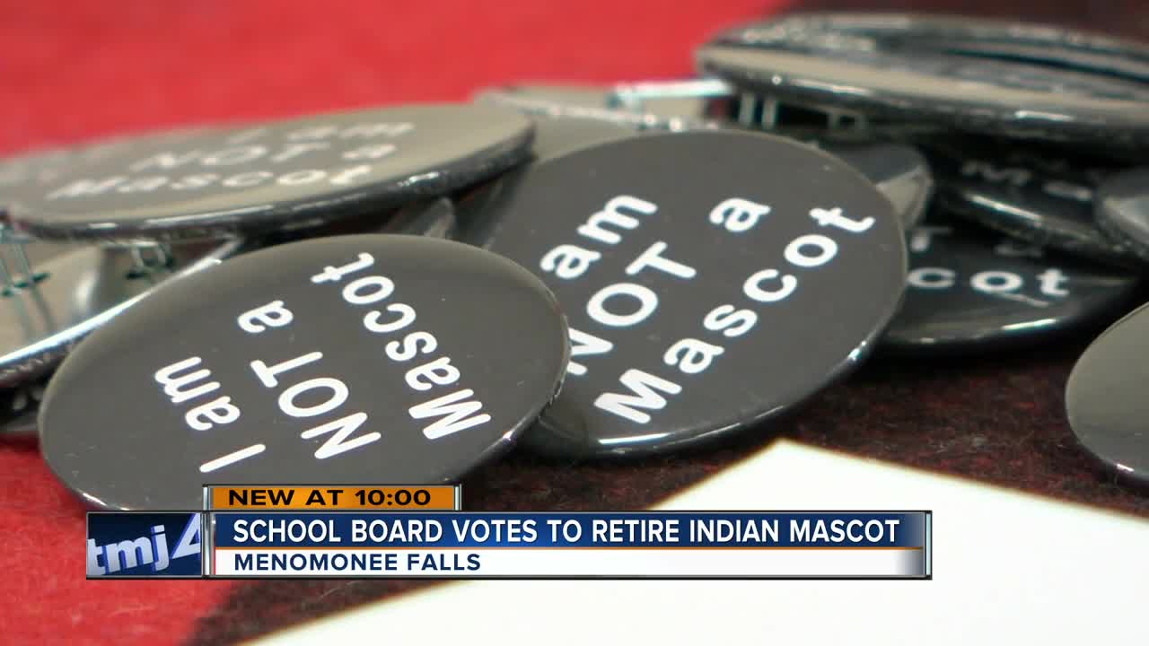 Menomonee Falls School Board votes to remove the nickname/mascot name 'The Indians'