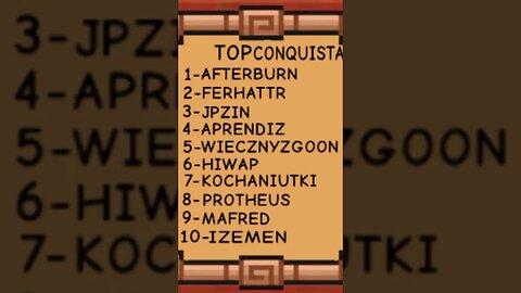 KAKELE : TOP 10 CONQUISTA