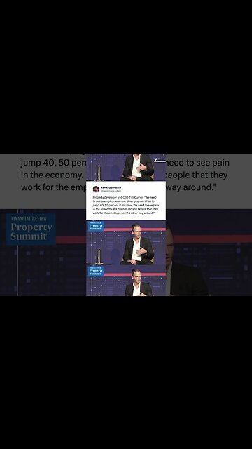 Shocking CEO greed: “We need to see pain in the economy”