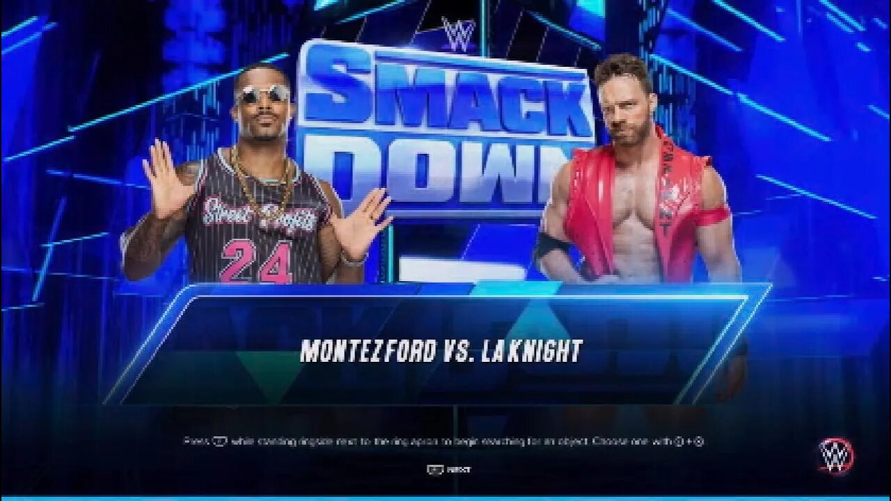 Smackdown Montez Ford vs LA Knight in a Money in the Bank Qualifier match