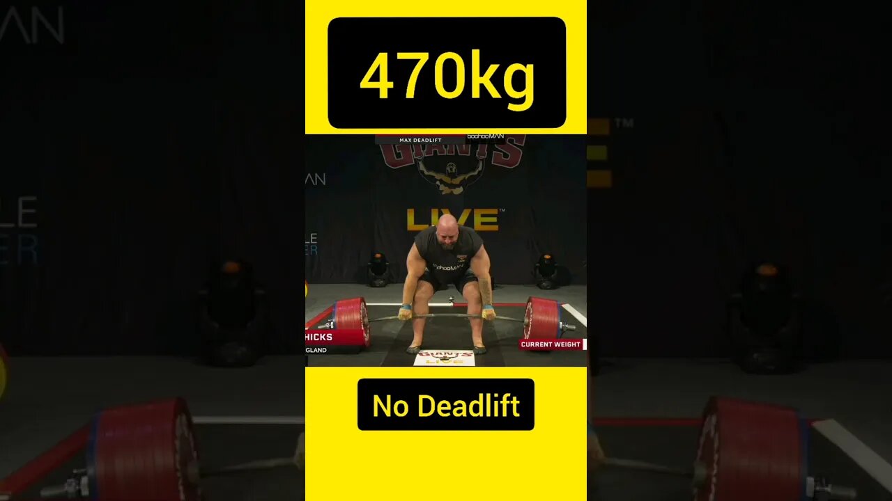 Deadlift de 470kg de Graham Hicks