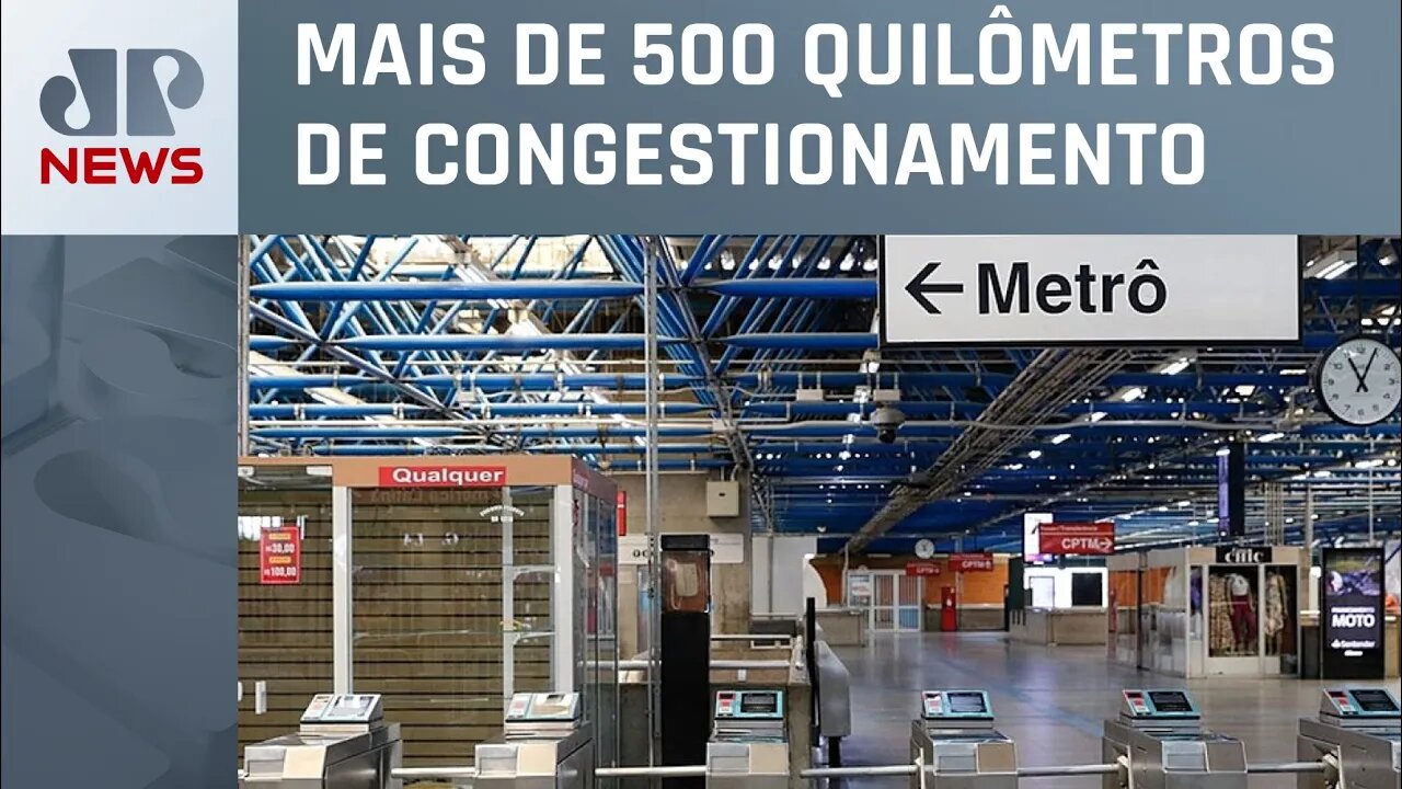 Greve do metrô, CPTM e Sabesp traz caos aos paulistanos