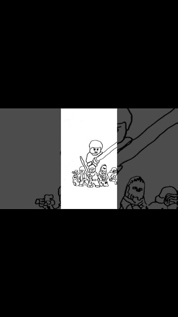 Lego Star Wars Cover Timelapse #legostarwars #starwars #drawing