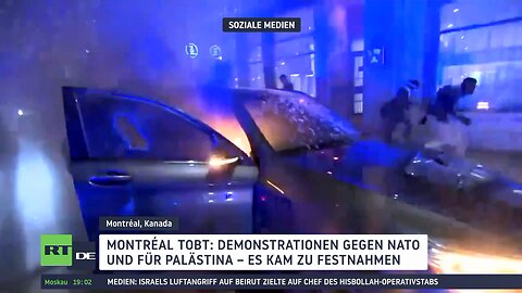 NATO-Treffen in Kanada: Proteste und heftige Zusammenstöße in Montreal