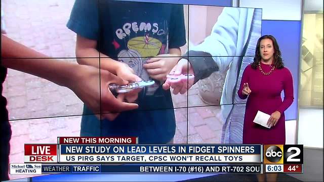 Research group finds high levels of lead in some Target fidget spinners