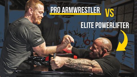 Armwrestling elite powerlifter Sebastian Oreb
