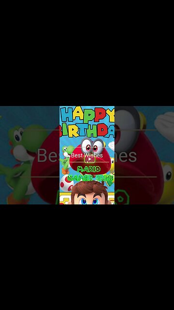 Happy Birthday 🎁 @MarioGamerGuru #shorts