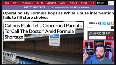 'Operation Fly Formula' Fails, Biden's Still Lacking Lactation & Baby Products