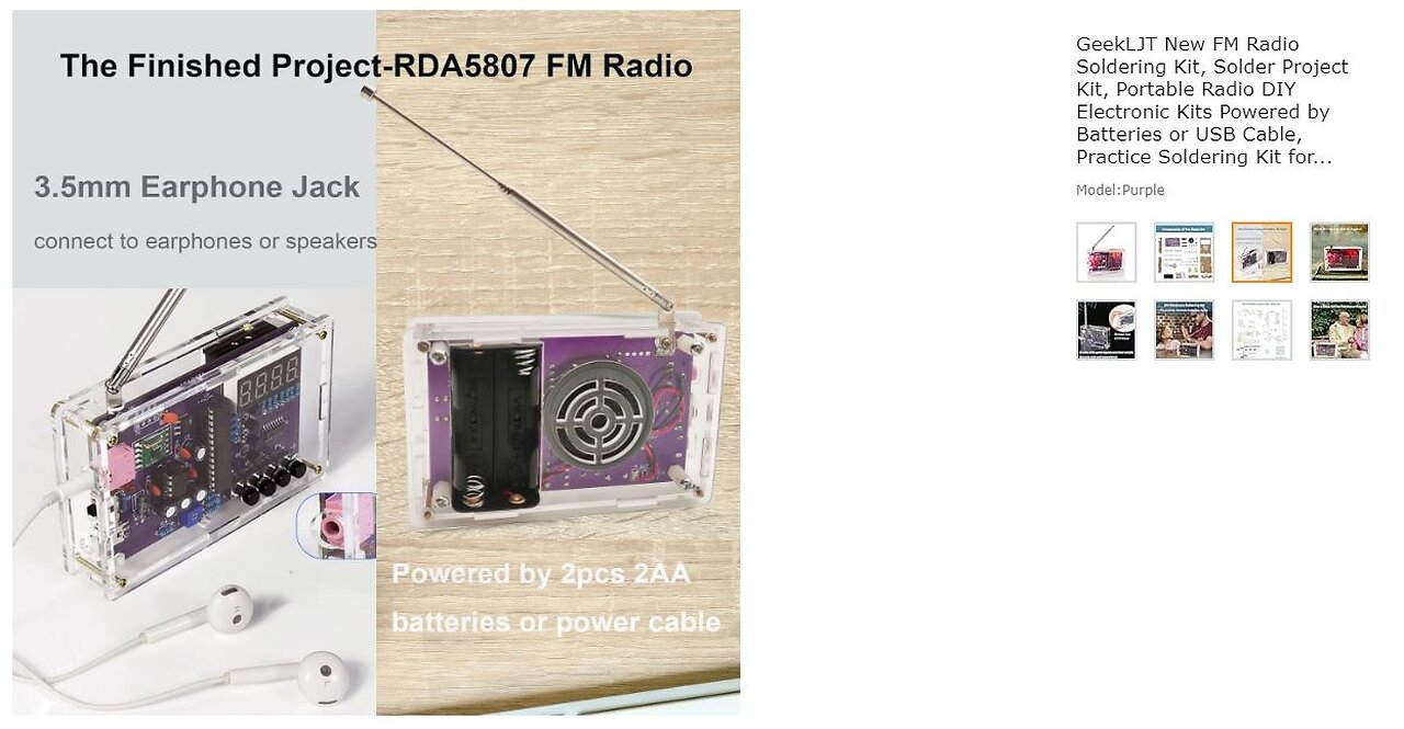 FM Radio Kit Build RDA5807