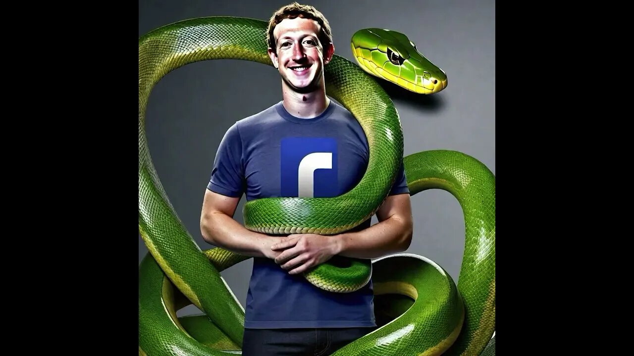 Mark Zuckerberg fused with a snake #markzuckerberg #snake #wonderapp