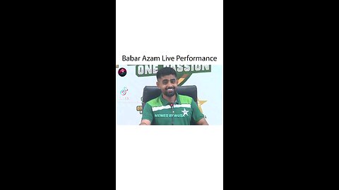 BABAR AZAM LIVE SINGING