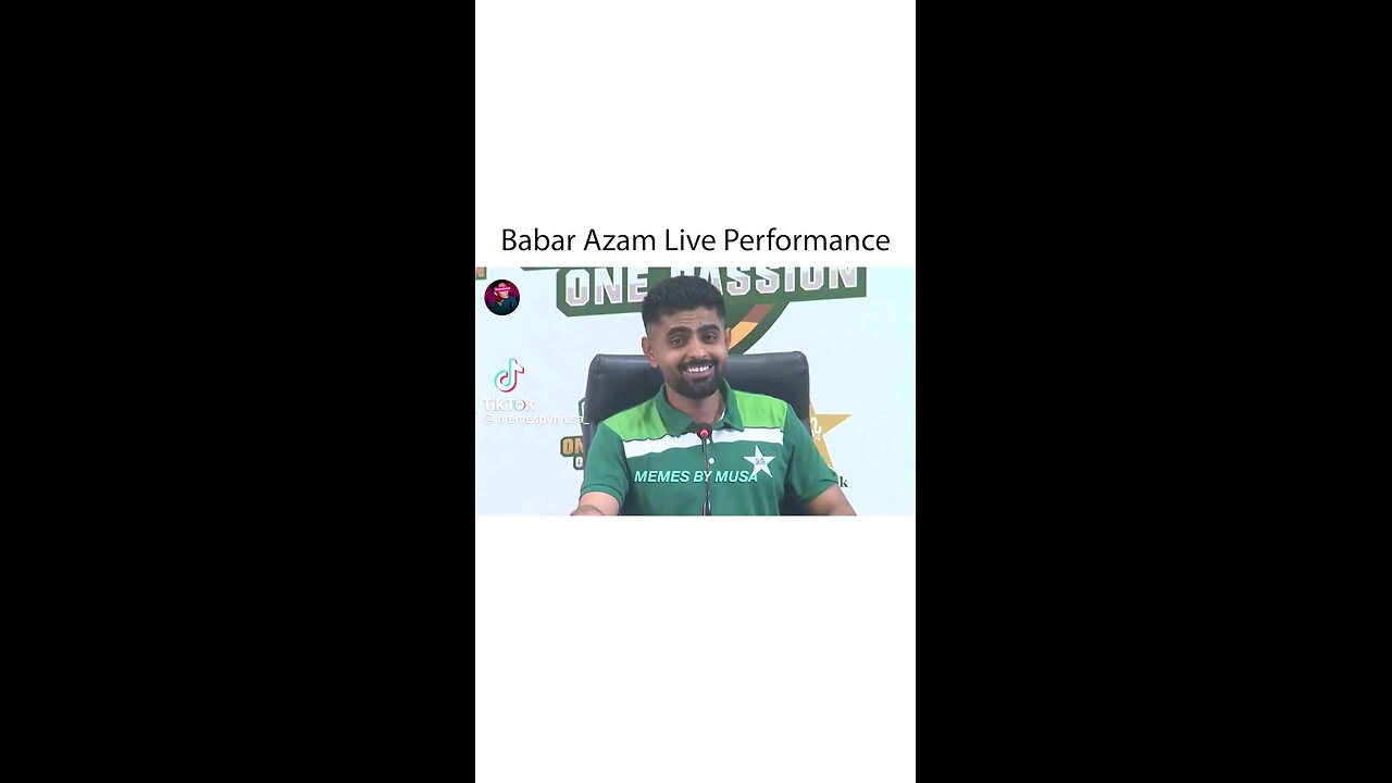 BABAR AZAM LIVE SINGING