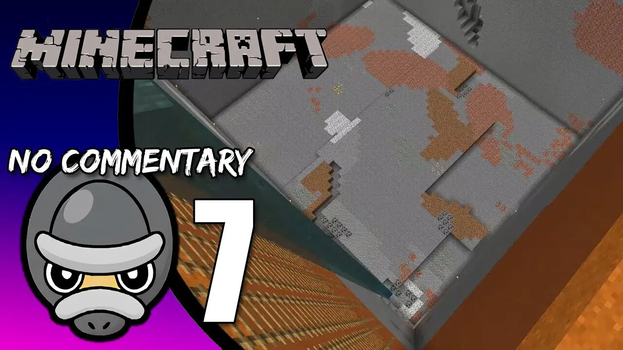 Part 7 // [No Commentary] Digging a Giant Hole in Minecraft - Xbox Series S Gameplay