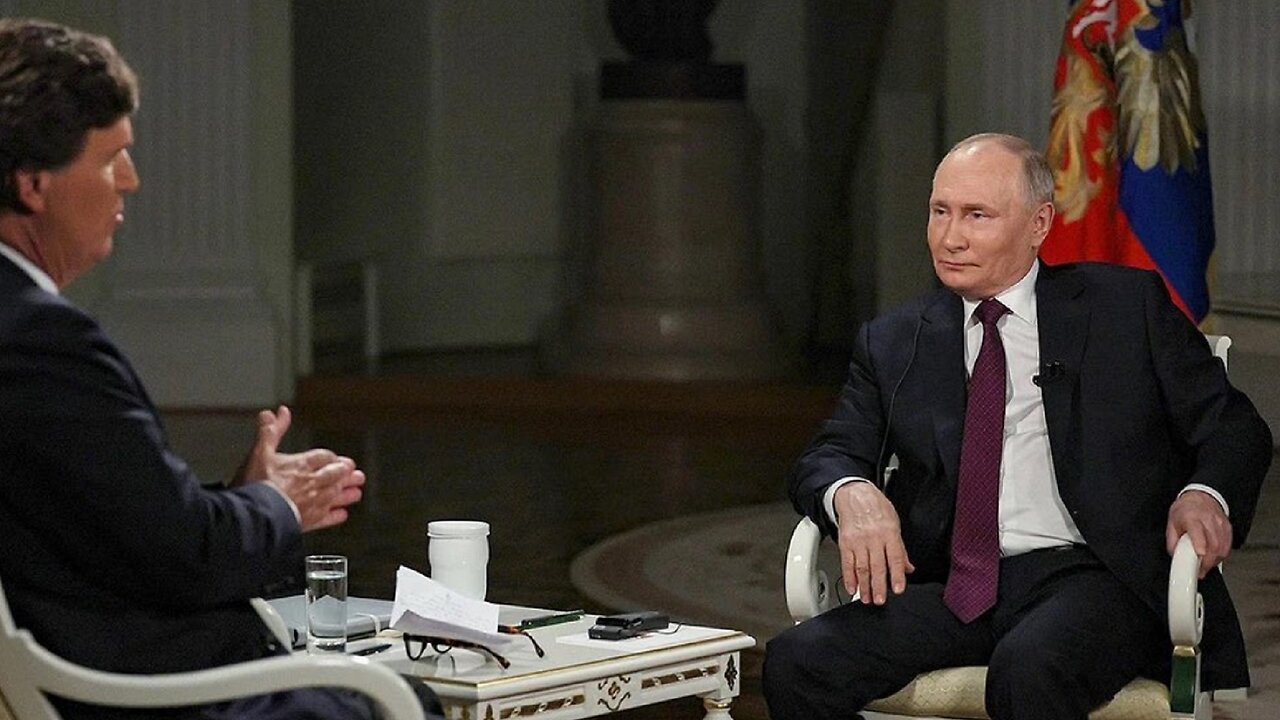 🔴 Presidente della Federazione Russa, Vladimir Putin intervistato da Tucker Carlson (6.2.2024)