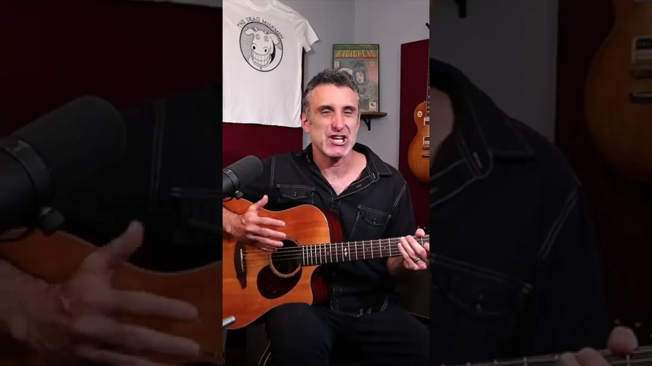 Excerpt from 10 riffs you should learn to master chord triads #shorts