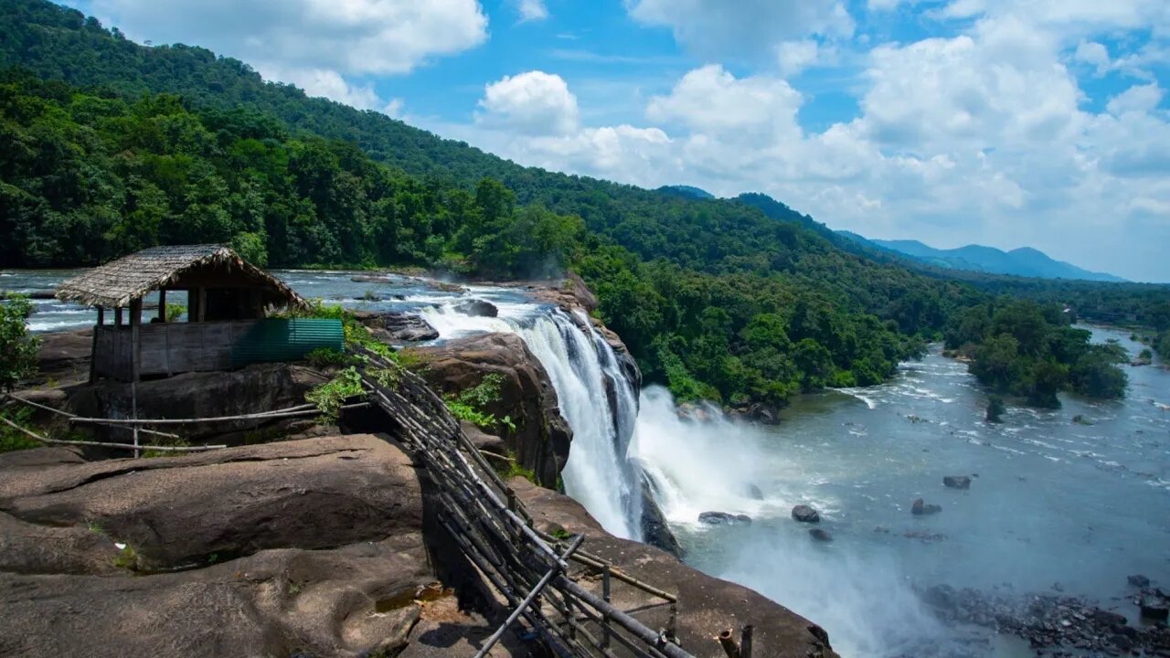 Bahubali वाला Waterfall || Athirappilly || Niagara Falls of India || Kerala || AJ4Y