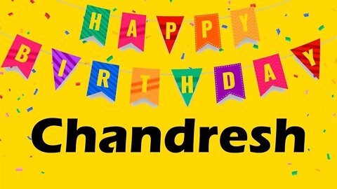 Happy Birthday to Chandresh - Birthday Wish From Birthday Bash