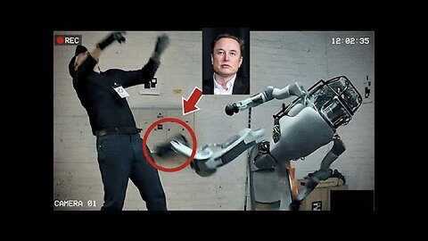 Controlled Opposition Psyop Satanist Elon Musk Tesla Robot Attacks Employee!