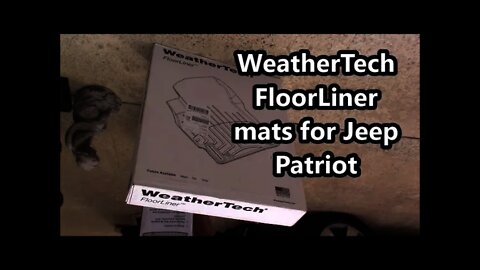 WeatherTech FloorLiner mats review for Jeep Patriot