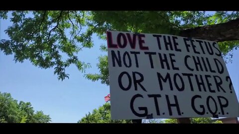 Racist, homophobic, antisemitic comment by a demorat... Anti-Free Stater aka Free Loader rally.