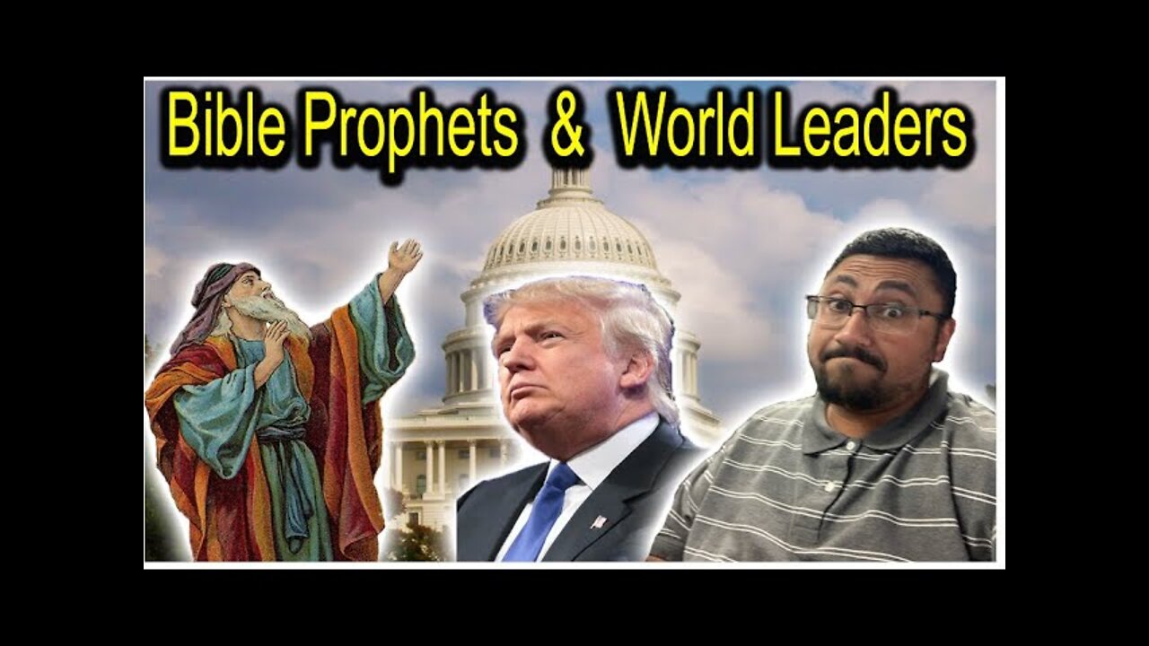 (Originally Aired 10/16/2020) BIBLE PROPHETS and WORLD LEADERS!!!