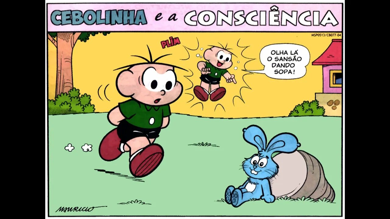 Cebolinha e a consciência | Gibis do Rapha 2