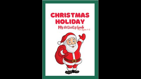 Christmas Holiday Activity Book