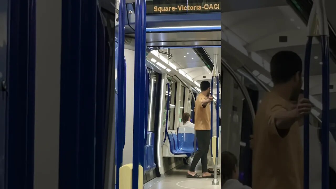 Stunning Montréal Metro interior