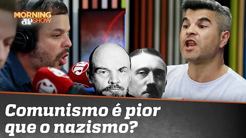 Disseram que o comunismo é pior que o nazismo, e aí, meu amigo, o bicho pegou!