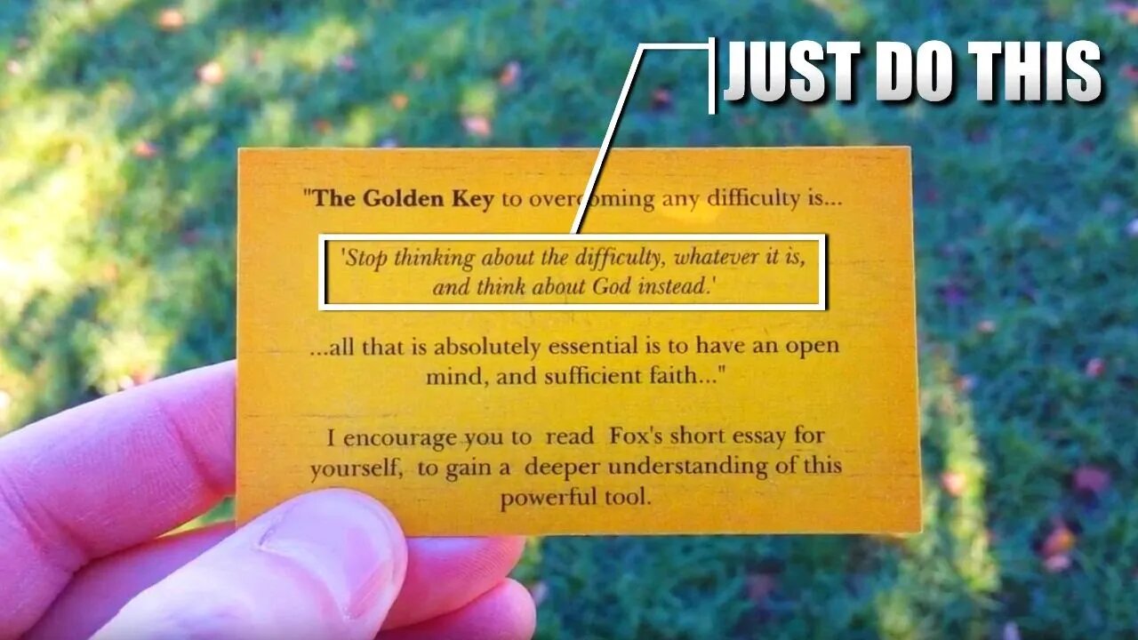 The Golden Key Card | Emmet Fox